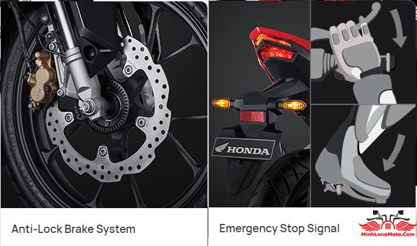 Hệ thống ESS và ABS của Honda CBR150R 2021