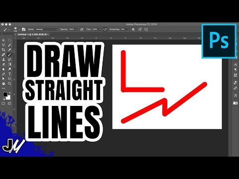 Cách vẽ đường thẳng trong Photoshop