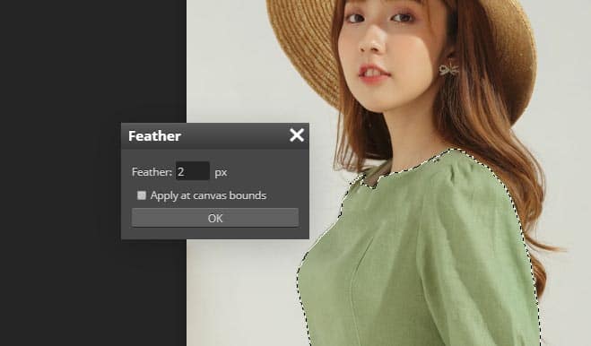 lenh shift f6 lam mo vien vung chon Cách đổi màu trong photoshop online chỉnh sản phẩm bán hàng