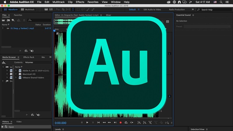 Phần mềm chỉnh giọng hát hay trên máy tính - Adobe Audition
