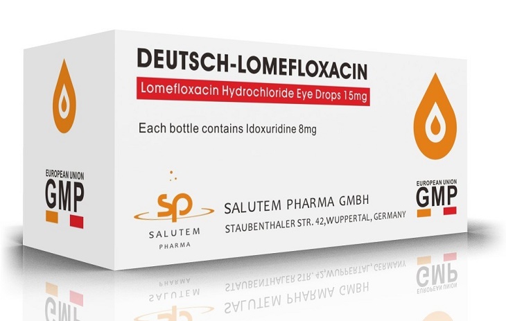 Lomefloxacin chỉ dùng để nhỏ vào tai