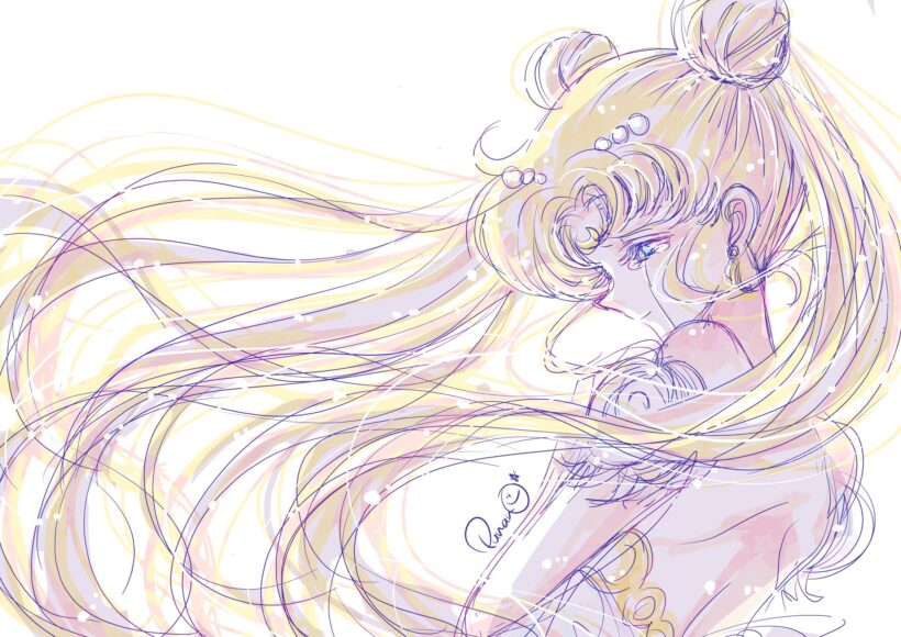 ảnh công chúa - nàng Senerity trong 'Sailor Moon'