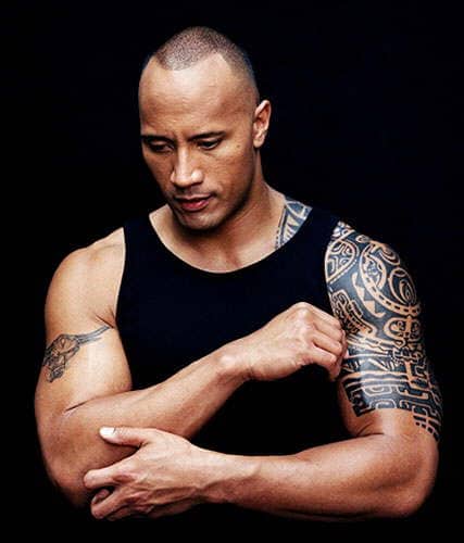 Dwayne Johnson (The Rock) Body Tattoo
