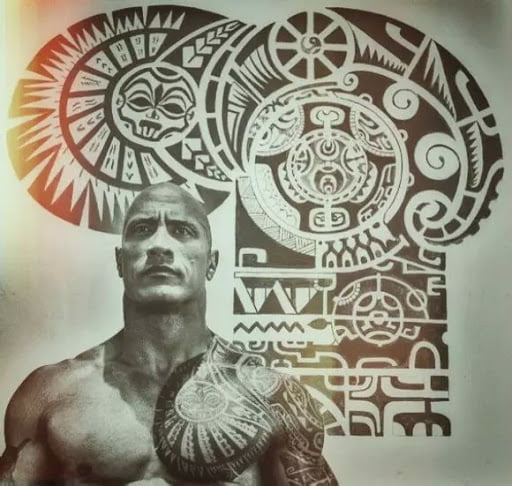 Hình tattoo của The Rock ý nghĩa