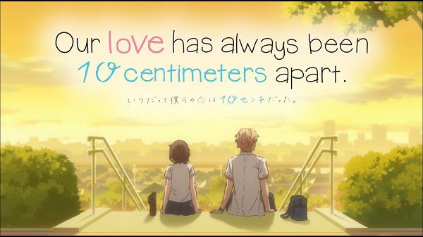Our love has always been 10 centimeters apart anime học đường lãng mạng