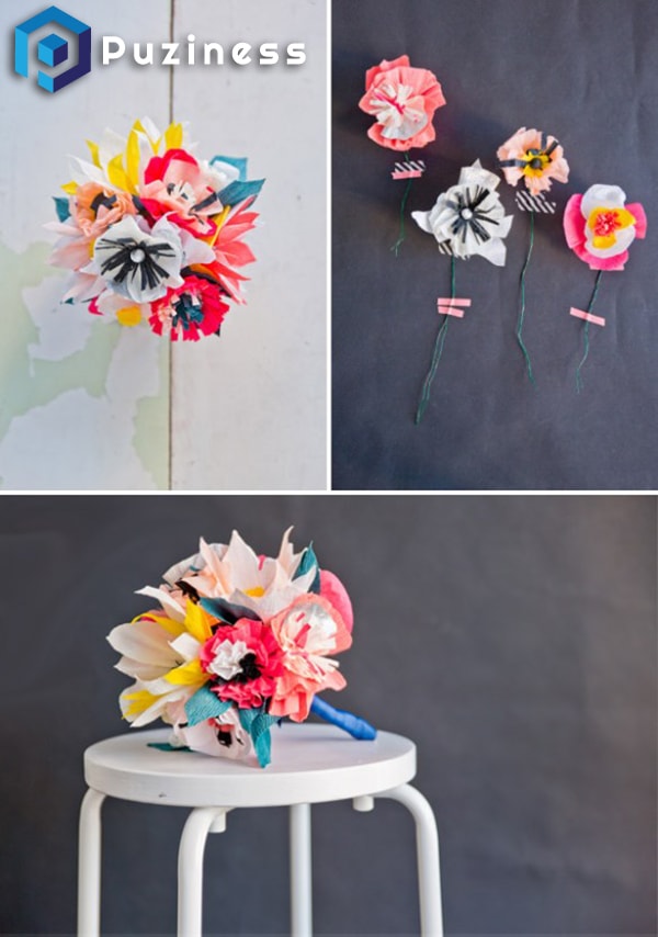 Cách làm đồ handmade: làm hoa2