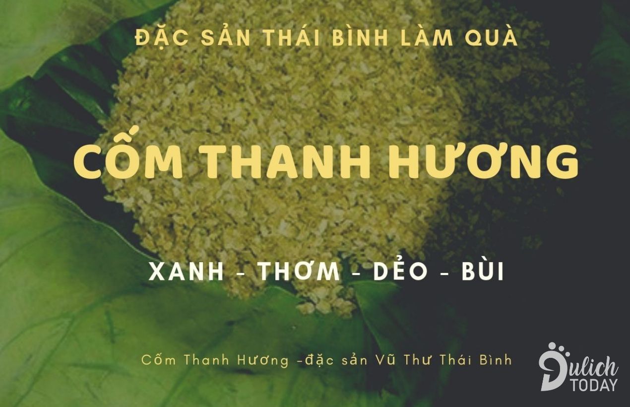 Cốm Thanh Hương - đặc sản quê lúa Thái Bình