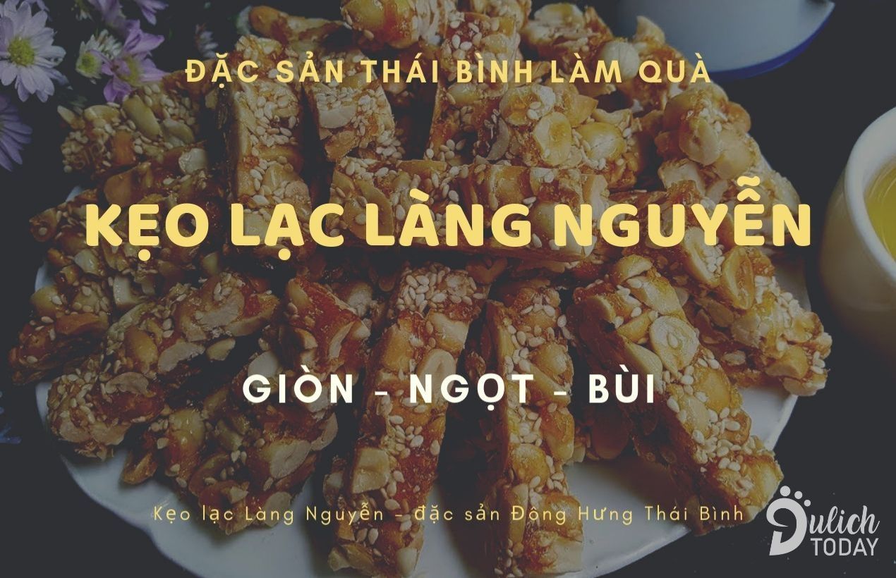 Kẹo Lạc làng Nguyễn giòn - ngọt - bùi - thơm 