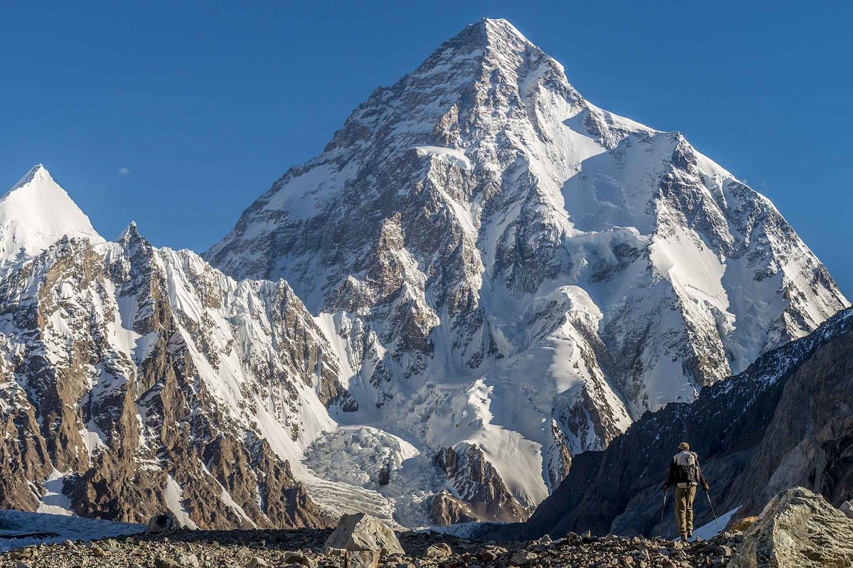 những dãy núi tuyết điệp trùng trên đỉnh K2