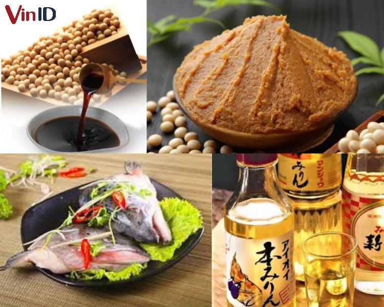 Nguyên liệu cho món lẩu cá hồi kiểu Nhật