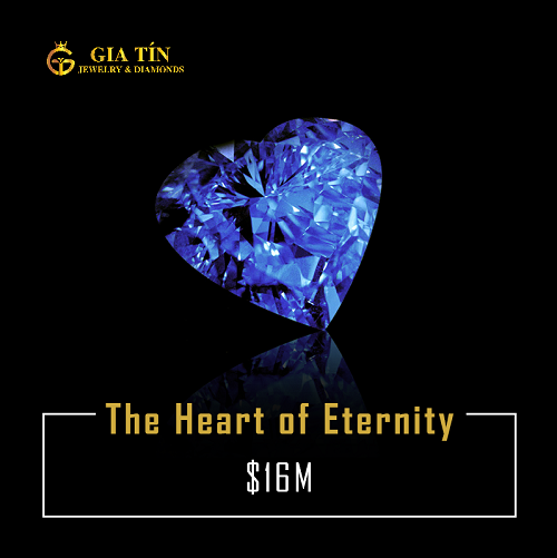 Viên kim cương Trái tim vĩnh cữu – 16 triệu USD