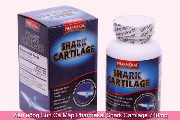 Viên uống Sụn Cá Mập Pharmekal Shark Cartilage 740mg