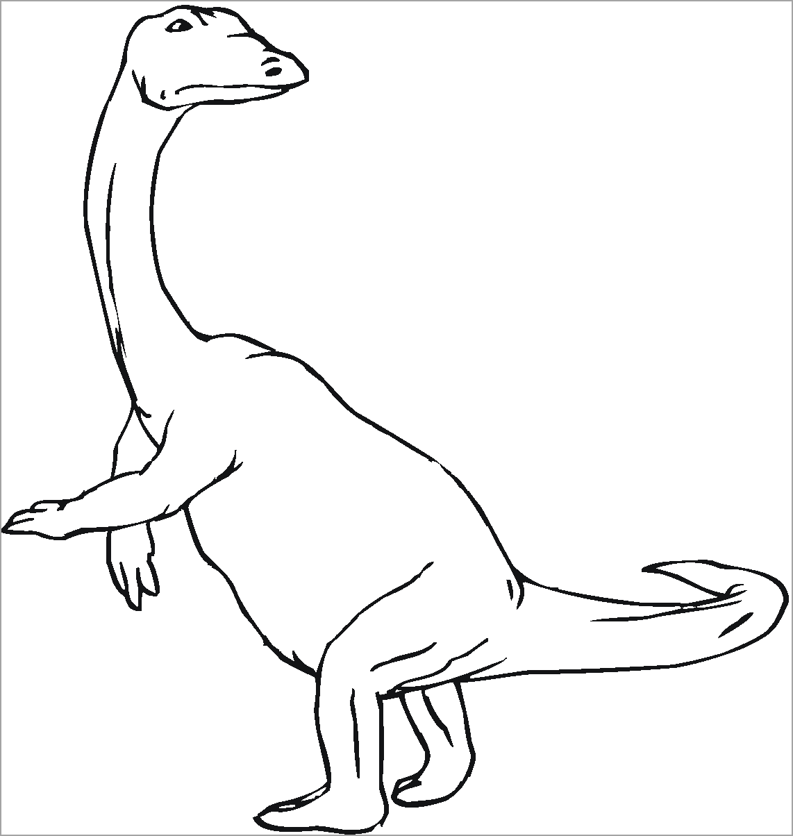 Tranh tô màu con khủng long